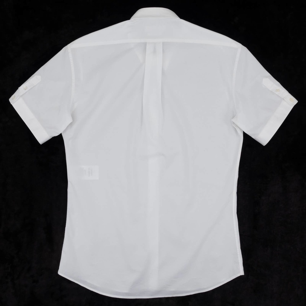 Alexander McQueen Button-Down Shirt Short-Sleeve Men's 48 (Medium) White - Picture 3 of 8